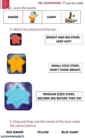 Types of stars