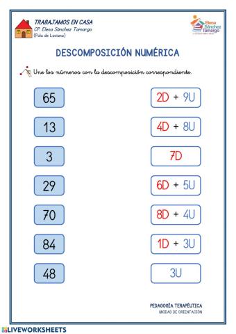 Descomposición numérica