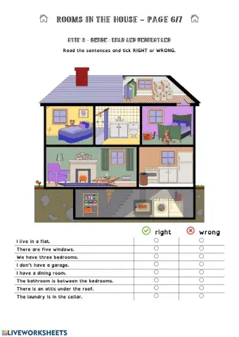 Vocabulary of the house