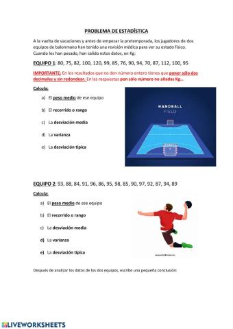 Estadística segundo eso