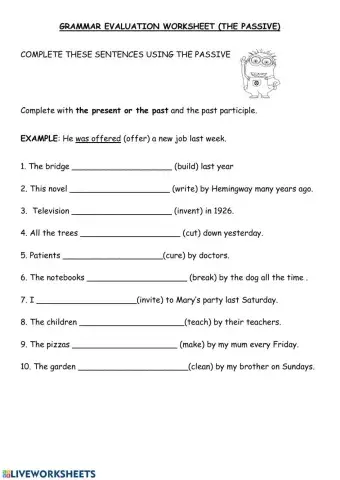 Passive (present and past)