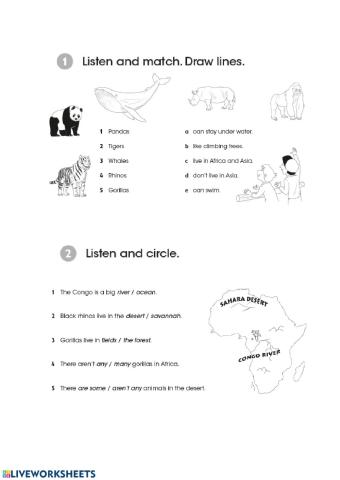 Endangered animals test