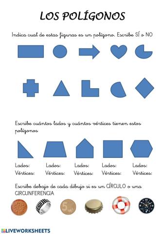 Polígonos y no polígonos