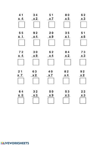 Multiplicaciones