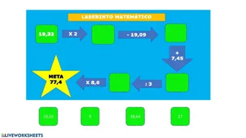 Laberinto matemático