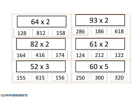 Multiplicaciones