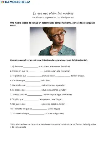 Lo que nos piden las madres