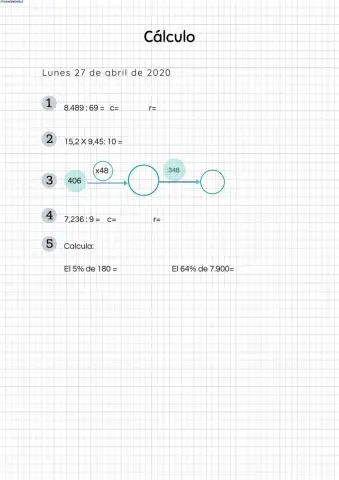 Cálculo 5º primaria
