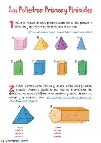 Prismas y Pirámides