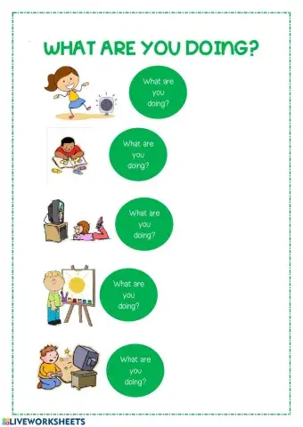 Hobbies and present continuous