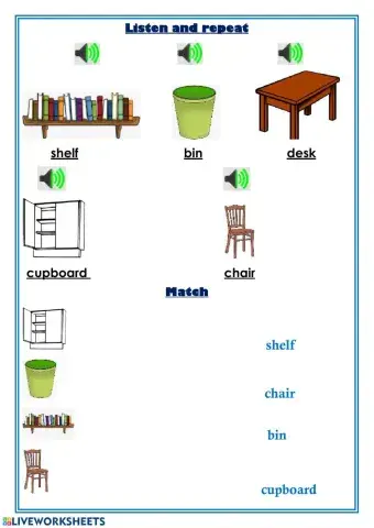 Objects in the house