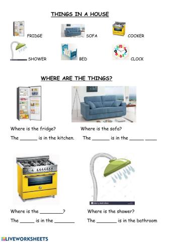 Things in a house