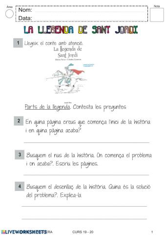 La llegenda de Sant Jordi Màrius Serra