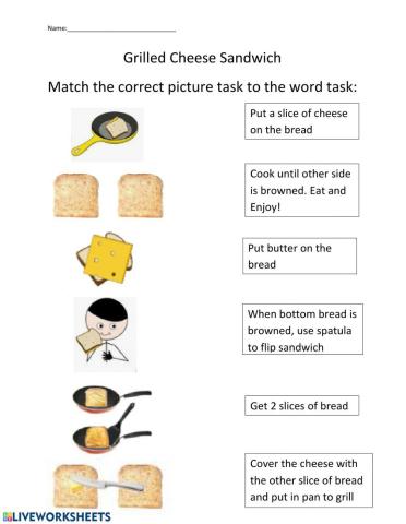 Grilled cheese Sandwich