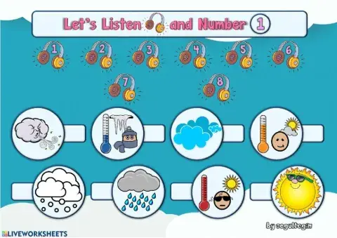 3.9. Weather - Let's Listen and Number