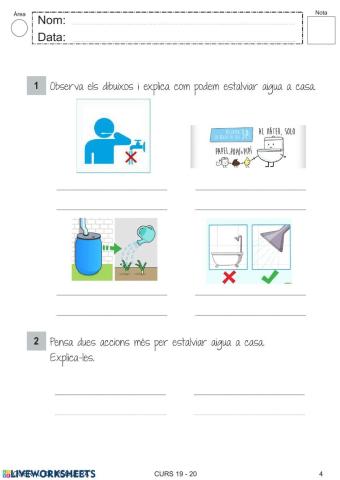 L'aigua sostenibilitat