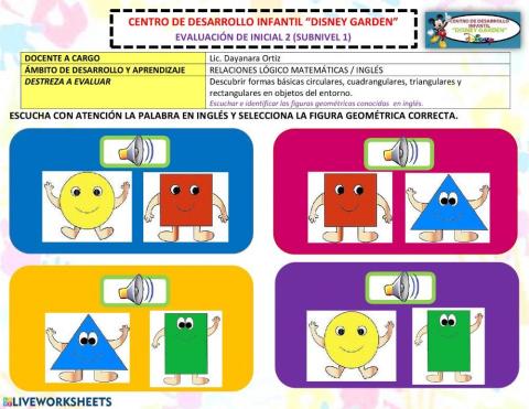 The shapes- Geometric figures