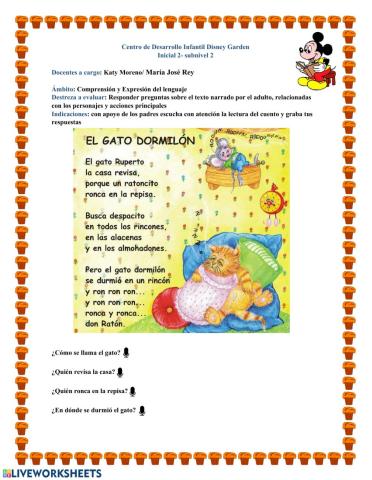 Ambito Comprension y Expresion del Lenguaje