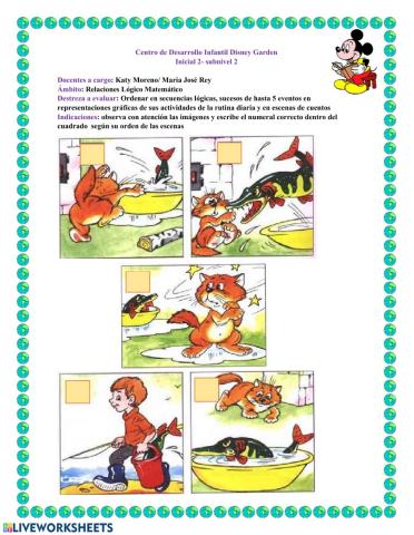 Ámbito Relaciones  Lógico Matemático