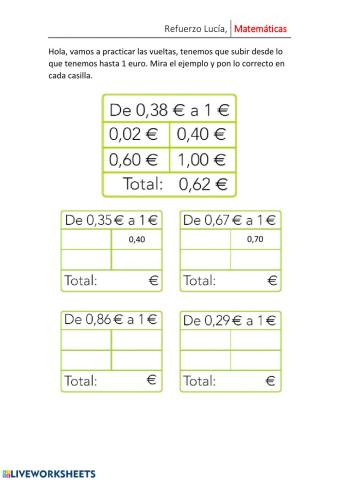 Repaso de la vuelta en escalera ascendente.
