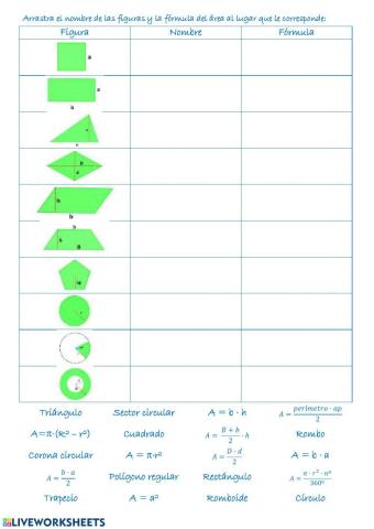 Figuras y áreas