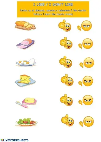 Like-don't like (listening)