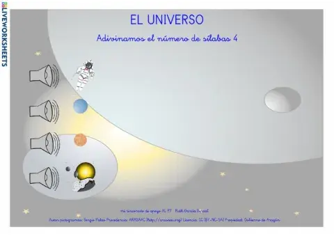 El universo: silabeo 4