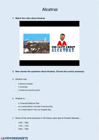 Alcatraz Prison History: Watch our Alcatraz biography with fun facts & famous inmates