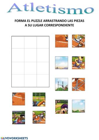 Atletismo - Puzzle (nivel 2)