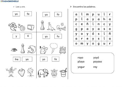 Letra Y ficha 02