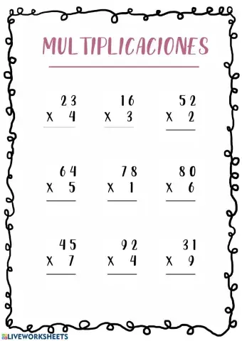 Multiplicaciones