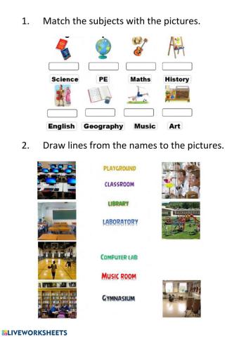 Revision -at school vocabulary-