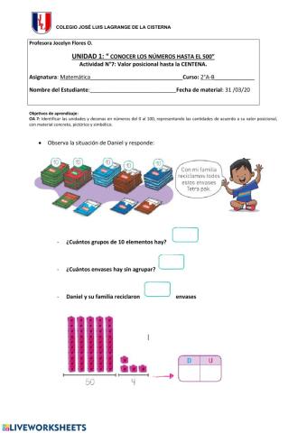 Guía N° 7 Matemática