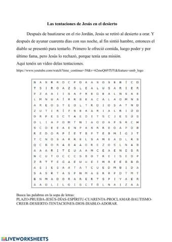 Las tentaciones de Jesús