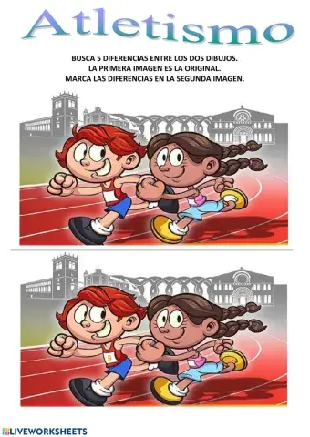 Atletismo - Busca las diferencias