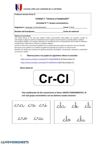 Guía N° 7 Lenguaje y Comunicacción