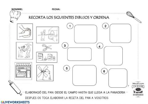 Receta del pan