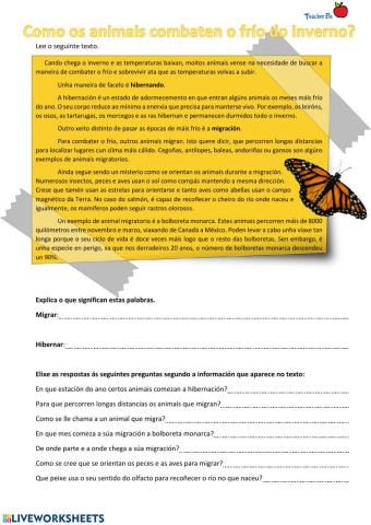 Hibernación e ciclo da vida da bolboreta monarca