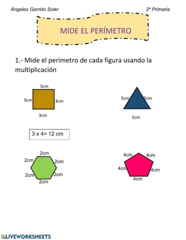 Mide el perímetro