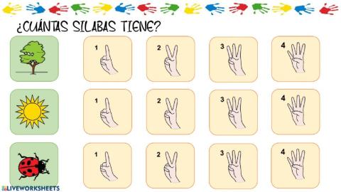 Conciencia Silábica