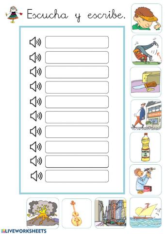 Ortografía - palabras con V