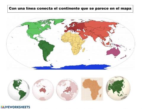 Los continentes