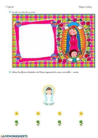 4 Infantil, María madre de Jesús 1