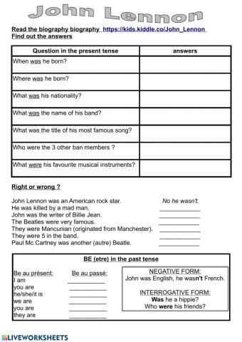 John Lennon and the hippies