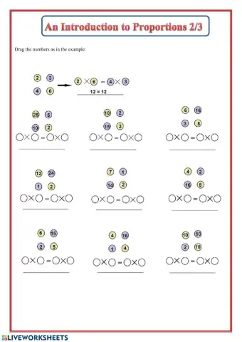 An introduction to proportions 3-3