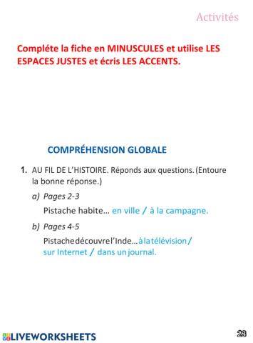 Fiche lecture:-Voyage en Inde-