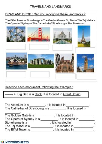 Travels and present perfect