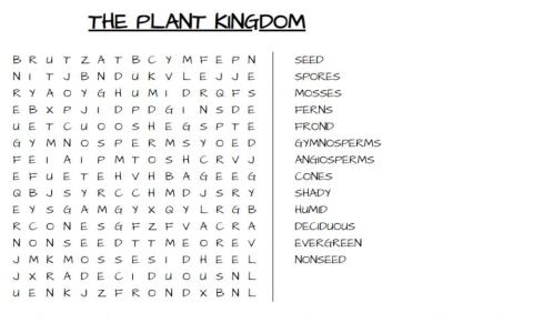 The plant kingdom