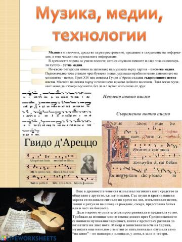Музика, медии, технологии