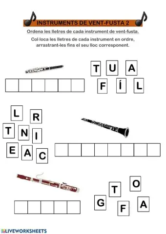 Vent-Fusta lletres desordenades